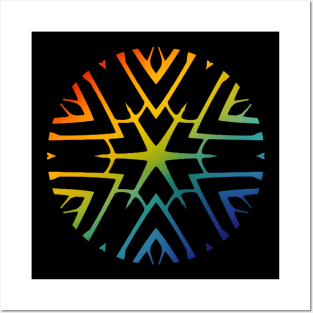 wheel of rainbow Posters and Art